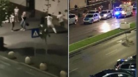 Doi moldoveni și trei ucraineni au băut și s-au luat la bătaie în fața unui restaurant din București